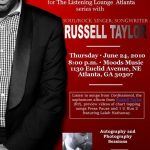 Come meet Russell Taylor Tonight at Moods Music