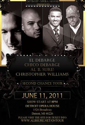 Second Chance Tour - El DeBarge, Chico Debarge, Al B. Sure & Christopher Williams