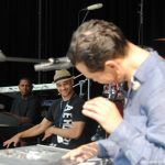 El DeBarge with Chico DeBarge during soundcheck