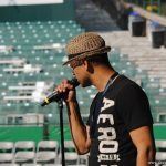 Chico DeBarge during sound check