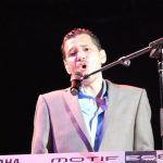 El DeBarge playing onstage