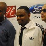 Taiye Samual, Carl Thomas and Chico DeBarge in press room