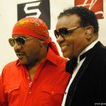 Ron Isley and Ernie Isley in press room