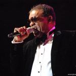 Ron Isley singing onstage