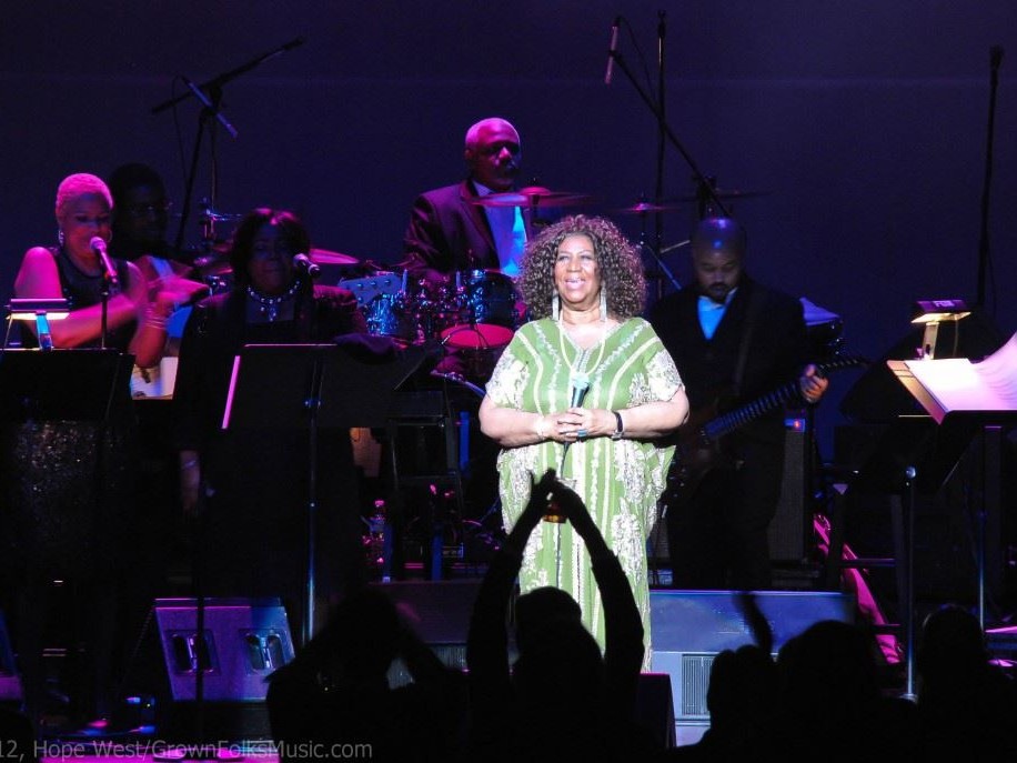 Aretha Franklin performing live in Atlanta