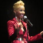 Vivian Green Pays Tribute To Whitney Houston in NYC