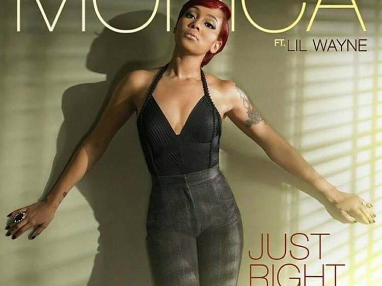 Monica Just Right For Me Single Cover