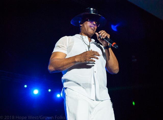 Ecstasy of Whodini performing at the Old School Hip Hop Fest