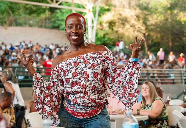 Having a little fun in Atlanta at the Mable House Barnes Amphitheater to see Peabo Bryson & Jeffery Osborne