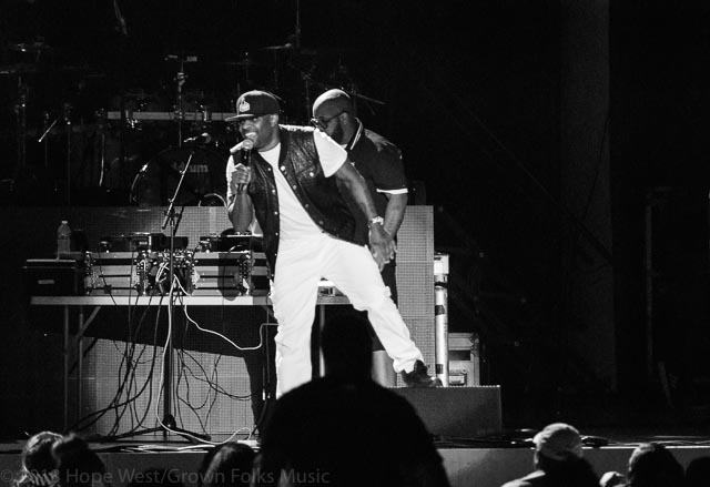 Case performing at State Bank Amphitheatre Chastain Park in Atlanta