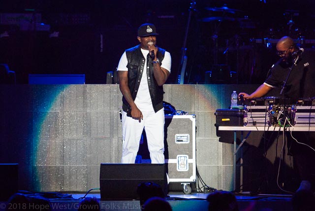 Case performing at State Bank Amphitheatre Chastain Park in Atlanta