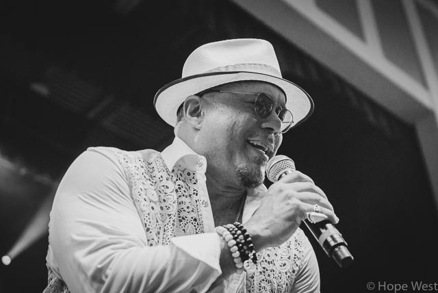 Howard Hewett performing onstage in Atlanta