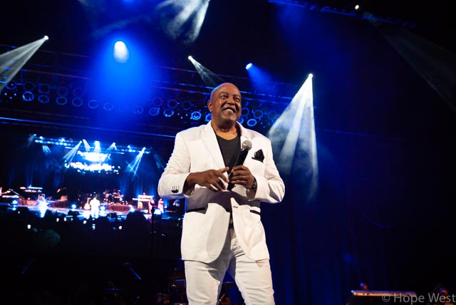 Peabo Bryson performing onstage in Atlanta