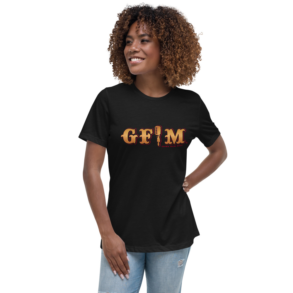 GFM LX Emblem Ladies’ short sleeve t-shirt • Grown Folks Music