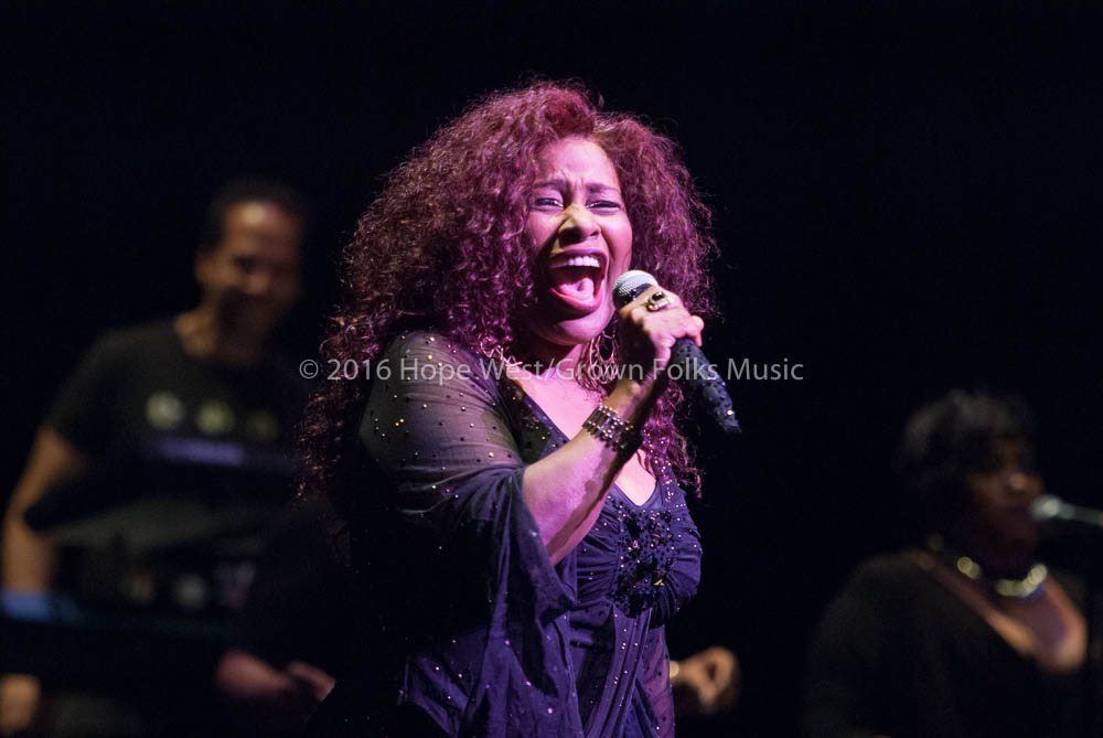 Chaka Khan in her return performance to the stage (Cobb Energy Performing Arts Centre)