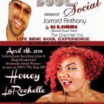 Saturday Soul Social - feat. Honey LaRochelle hosted by Jarrard Anthony (Saturday April 5th Speakeasy Lounge Richmond, VA)