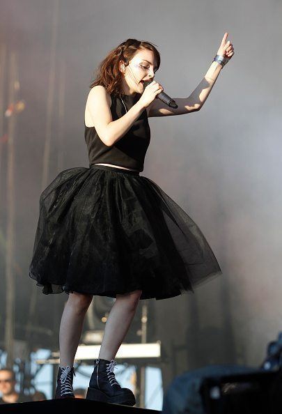  Lauren Mayberry of Chvrches at Reading Festival 2016 (Photo by Chiaki Nozu/Getty Images)