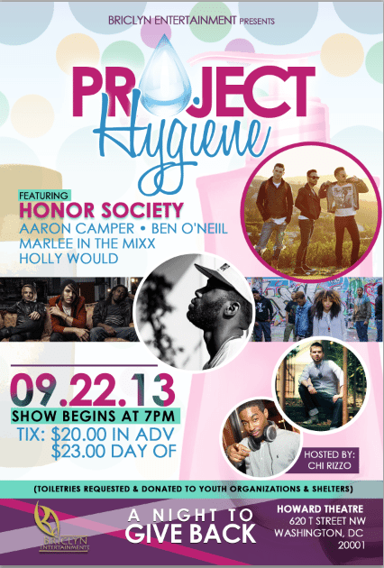 Project Hygiene 9.22 flier