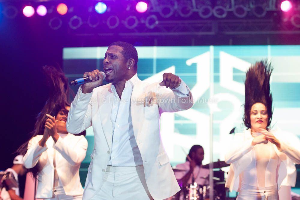 Keith Sweat performing at Wolf Creek