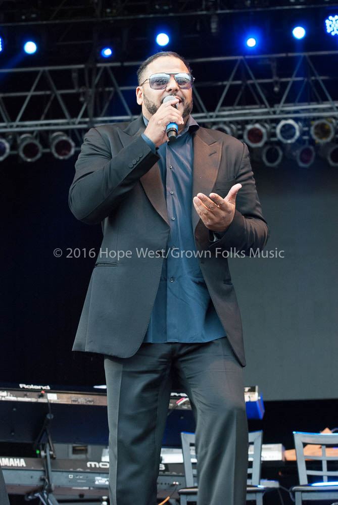 Al. B Sure performing at Wolf Creek