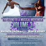 The Sound Of A Musical Movement Starring Rhonda Thomas & Special Guest Nakia Henry - Aug. 16th
